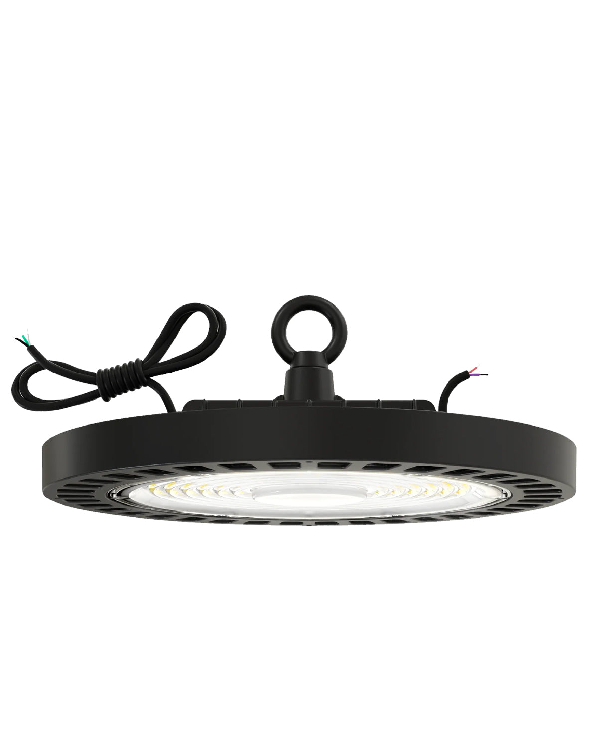 UFO LED High Bay Light 180/200/240W - 3000K/4000/5000K Tunable, 38400Lm, IP65 Waterproof, 0-10V Dimmable, Ideal for High Ceiling Areas: Commercial Shops, Workshops, Factories, Barns, and Garages Lighting Solution White