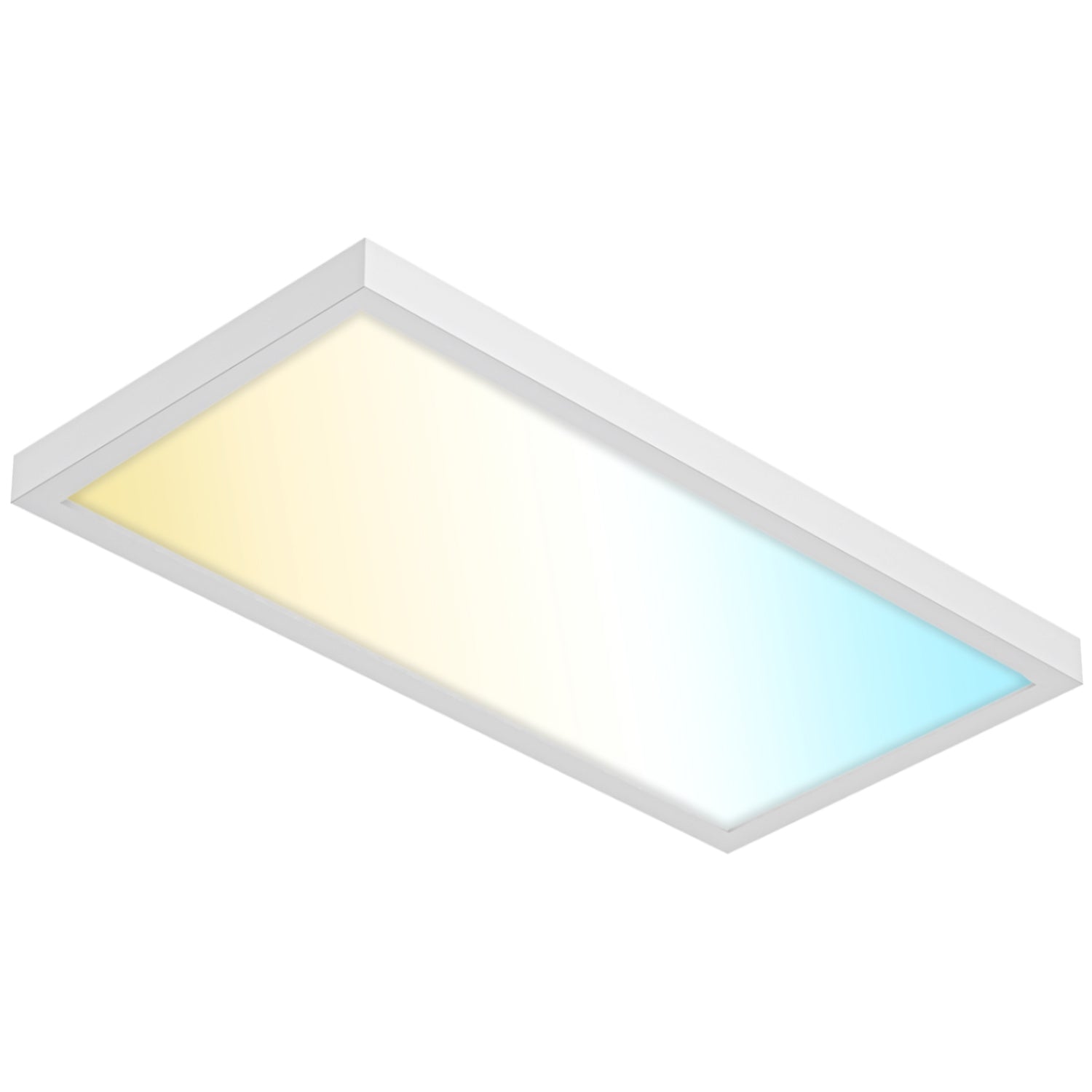 LED Ceiling Panel Light, 16W/18W/20W, 1x2, Selectable CCT, 2000 Lumens