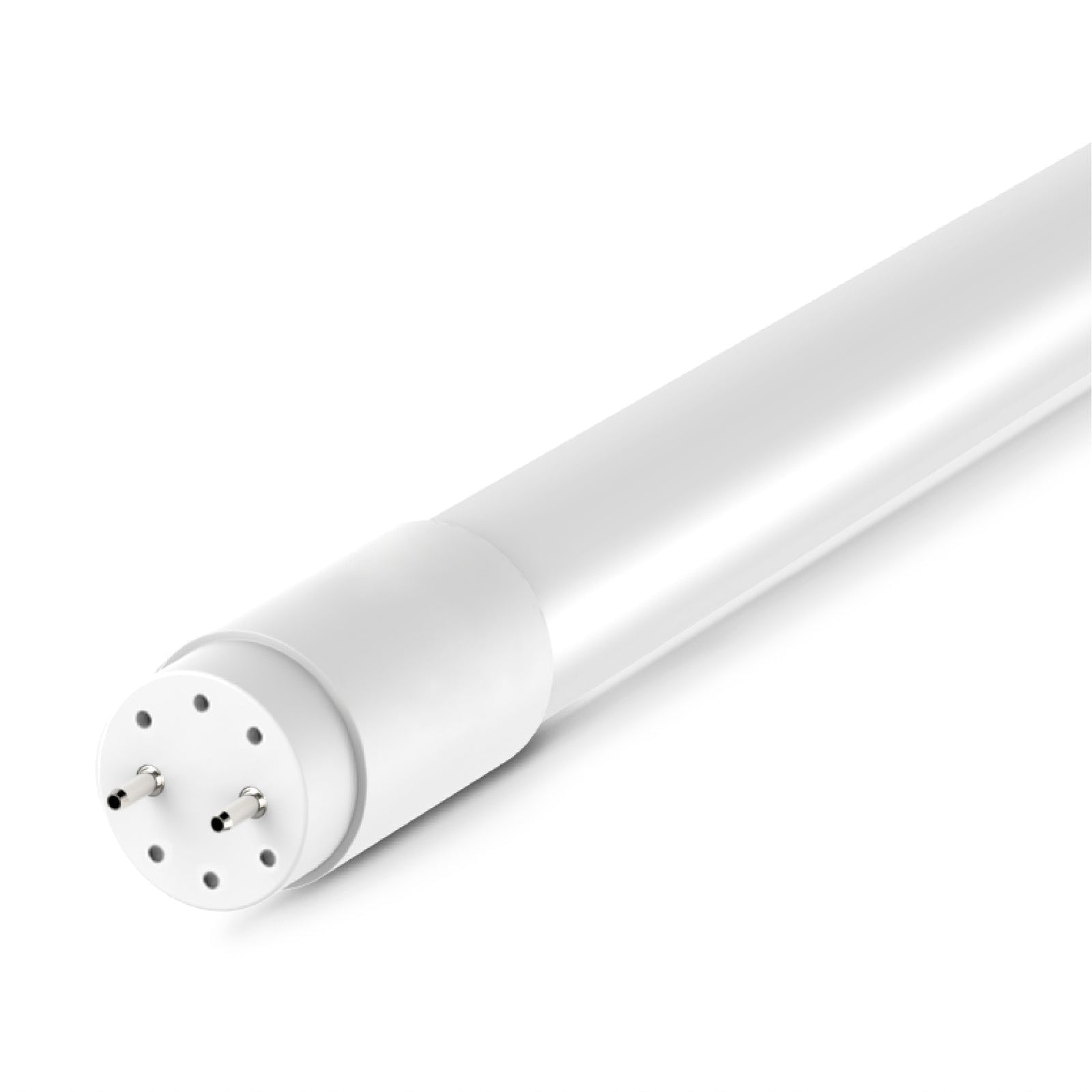T8 LED Tube, 4FT, Frosted, Plug & Play, Hybrid Type A+B, 20W, 2400 Lumens